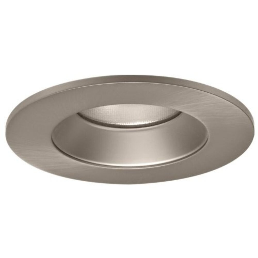 Halo 4" Satin Nickel LED Trim With Reflector Ring